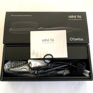 O'bella Mini 96 Hair Straightener Brush NIB